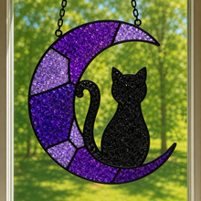 (10/10/2026) Fall Crushed Glass Sun Catcher