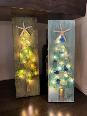 (11/07/2024) Sea Glass light up tree boards