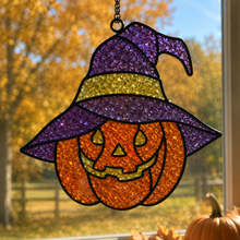 (10/10/2026) Fall Crushed Glass Sun Catcher