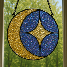 (10/10/2026) Fall Crushed Glass Sun Catcher