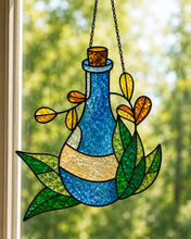 (10/10/2026) Fall Crushed Glass Sun Catcher
