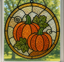 (10/10/2026) Fall Crushed Glass Sun Catcher