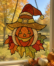 (10/10/2026) Fall Crushed Glass Sun Catcher