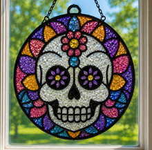 (10/10/2026) Fall Crushed Glass Sun Catcher