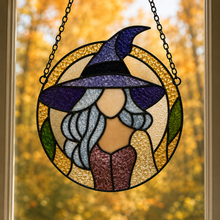 (10/10/2026) Fall Crushed Glass Sun Catcher